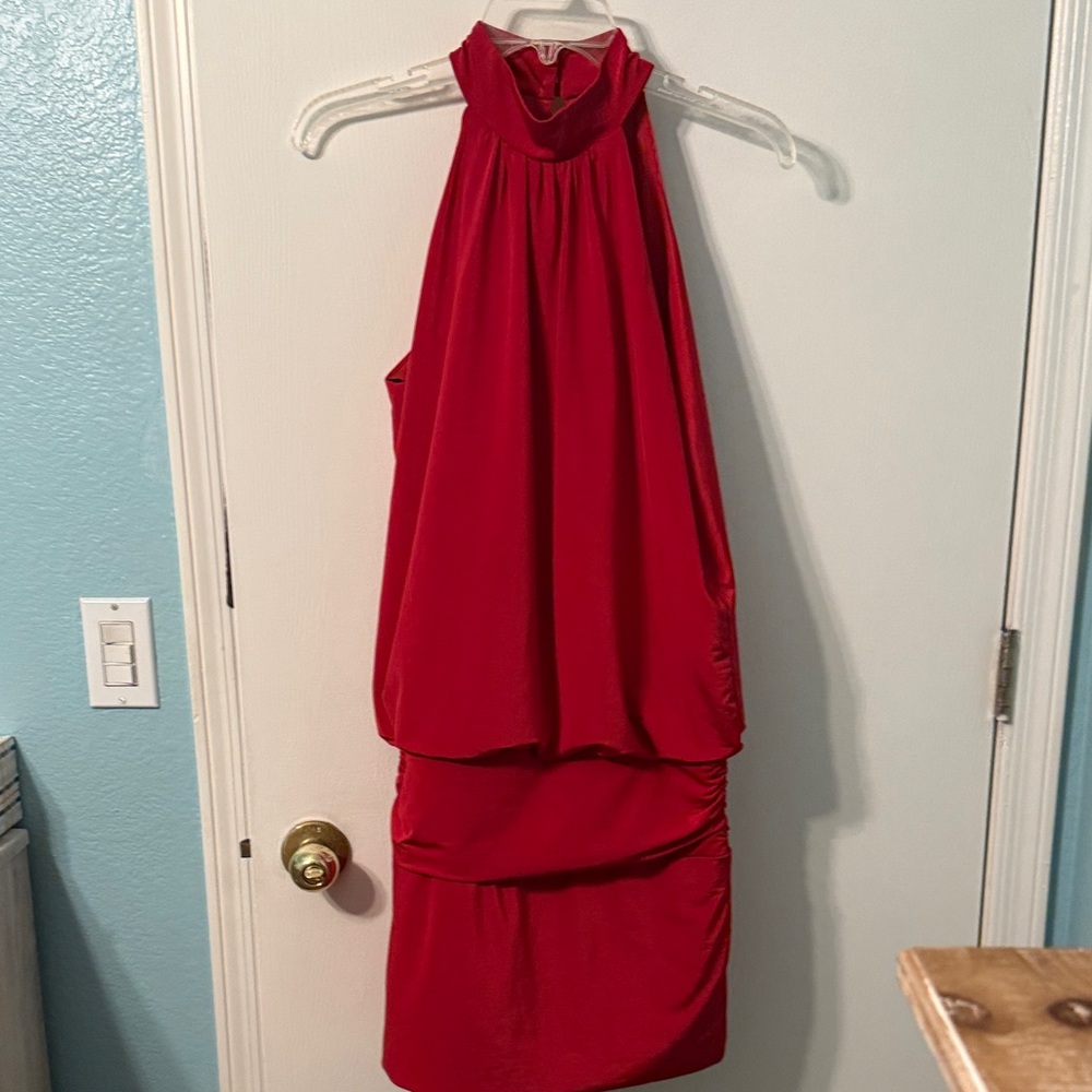 Frederick's of Hollywood Vibrant Red Mini Dress